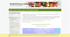 Desktop Screenshot of horticolasierra.com